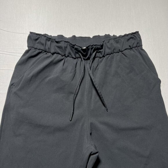 Lululemon Keep Moving Pants Womens 8 Black Pull On Tapered Joggers High Rise - Picture 7 of 16